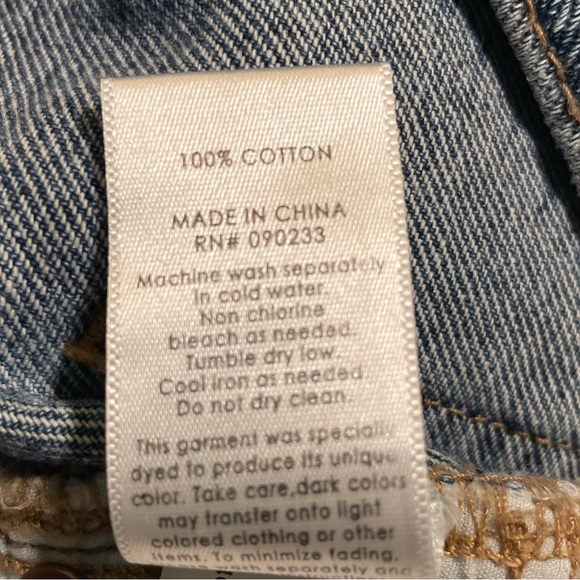 PacSun Denim Mom Shorts Medium Blue Wash High-Rise Women’s Size 24 - Picture 9 of 9